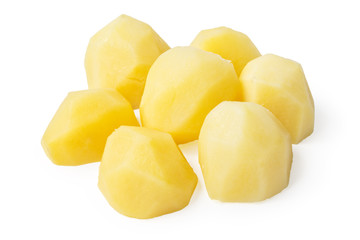 boiled potato pieces