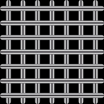 Behind a lattice