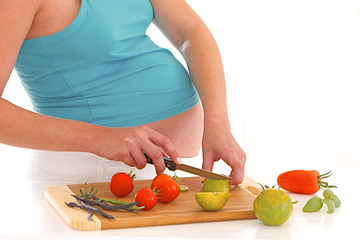 Grossesse - Préparation salade