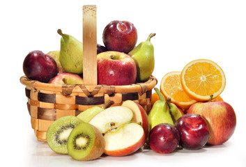 Cesta de fruta.