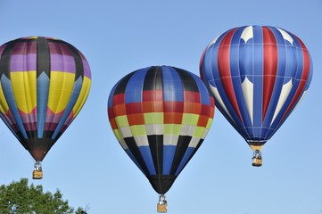 Naklejka premium Hot Air Balloons