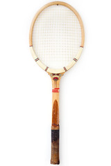 old tennis racket