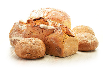 Composition with bread and rolls