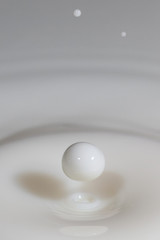 Droplet of milk