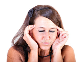 Fototapeta premium terrible headache