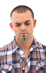 Obraz premium man unhappy expression