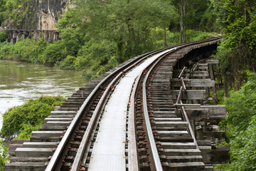 Fototapeta na wymiar Death Railway