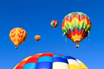 Fototapeta premium colorful hot air balloons
