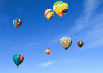 hot air balloons