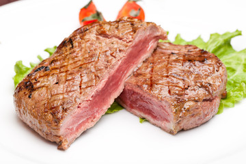 Grilled steak