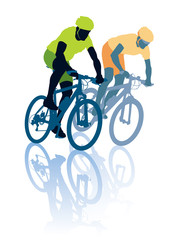 Fototapeta premium Bike race