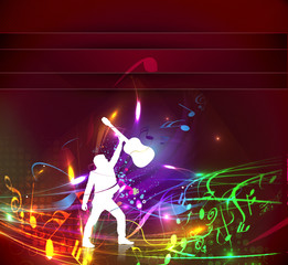 Abstract music dance background. vector illustration.