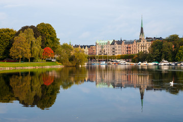 Fototapeta na wymiar Sztokholm view