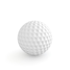 golf ball isolated on white