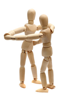 Dancing Wooden Dolls