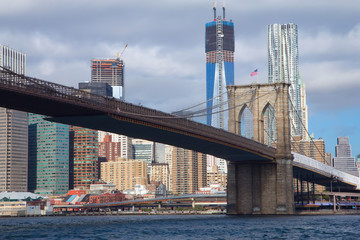 Brooklyn bridge under repair