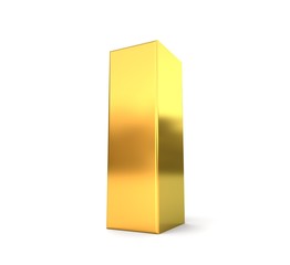 3d golden letter collection - I