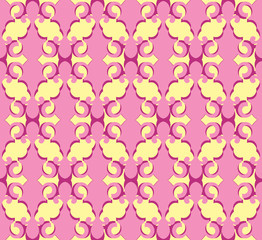 Floral seamless pattern. Abstract vector motif.