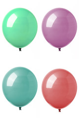 Four colorful balloons - Quattro palloncini colorati