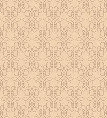 Seamless pattern. Retro vector motif. Elegant wallpaper.