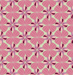 Seamless pattern. Flourish vector motif. Elegant wallpaper.