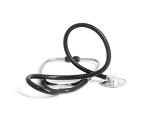 Fototapeta premium medical stetoskop isolated on a white background