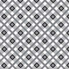 Checkered cotton fabric seamless pattern