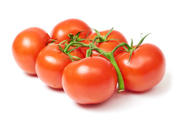 fresh Tomato isolated on a white background