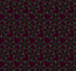 floral seamless pattern. flowers cal. Violet wallpaper