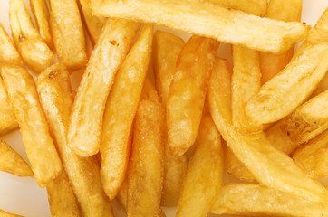 a pile of french fries