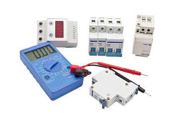Automatic circuit breaker and LCD multimetr