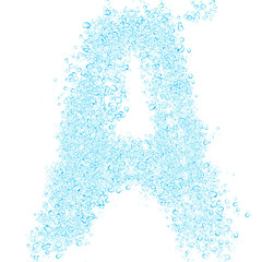 水フォント【 A 】