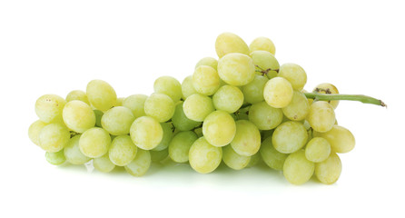 White grapes with leaves