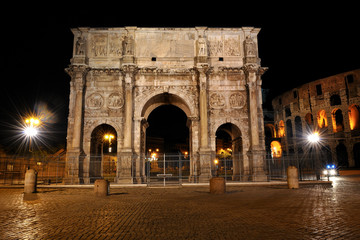 Naklejka premium Arch of Constantine in Rome