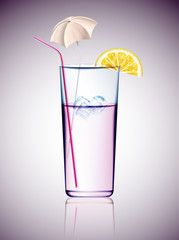 Cocktail with umbrella