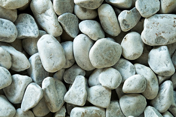 White pebbles