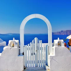 Photo sur Plexiglas Santorin incroyable Santorin, détails