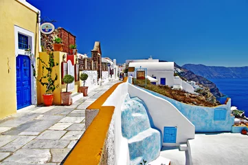 Photo sur Plexiglas Santorin colors of Greece series - Santorini