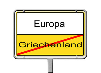 Schild für und dagegen