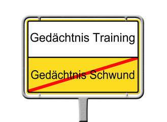 Schild für und dagegen
