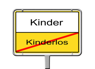 Schild für und dagegen
