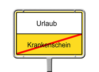 Schild für und dagegen