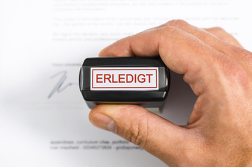 ERLEDIGT Stempel