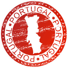Carimbo com o mapa de Portugal © Helder Sousa