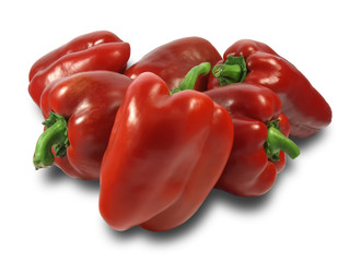 6 red peppers