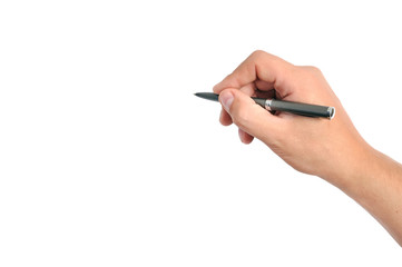 pen in hand