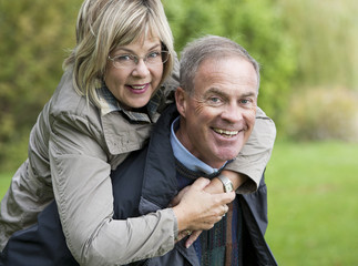Fototapeta premium mature couple outdoors