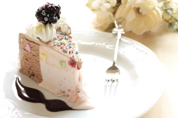 homemade decoration ice cream cake