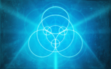 magical glowing circles