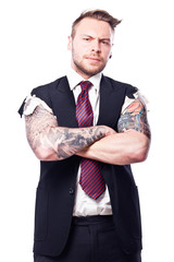 Tattoo Businessman